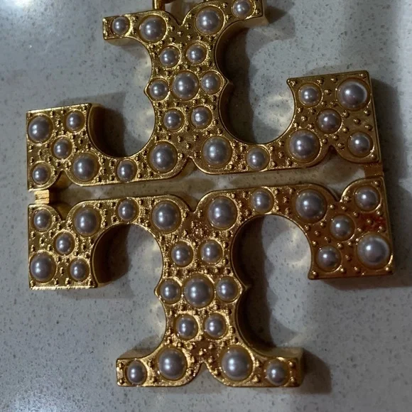 Tory Burch Pearl Key Fob/ Handbag charm. NWT - Picture 9 of 10